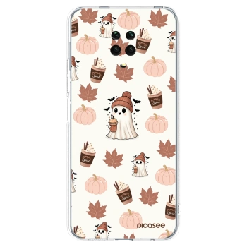Picasee Xiaomi Redmi Note 9S Hülle - Transparentes Silikon - Pumpkin spice