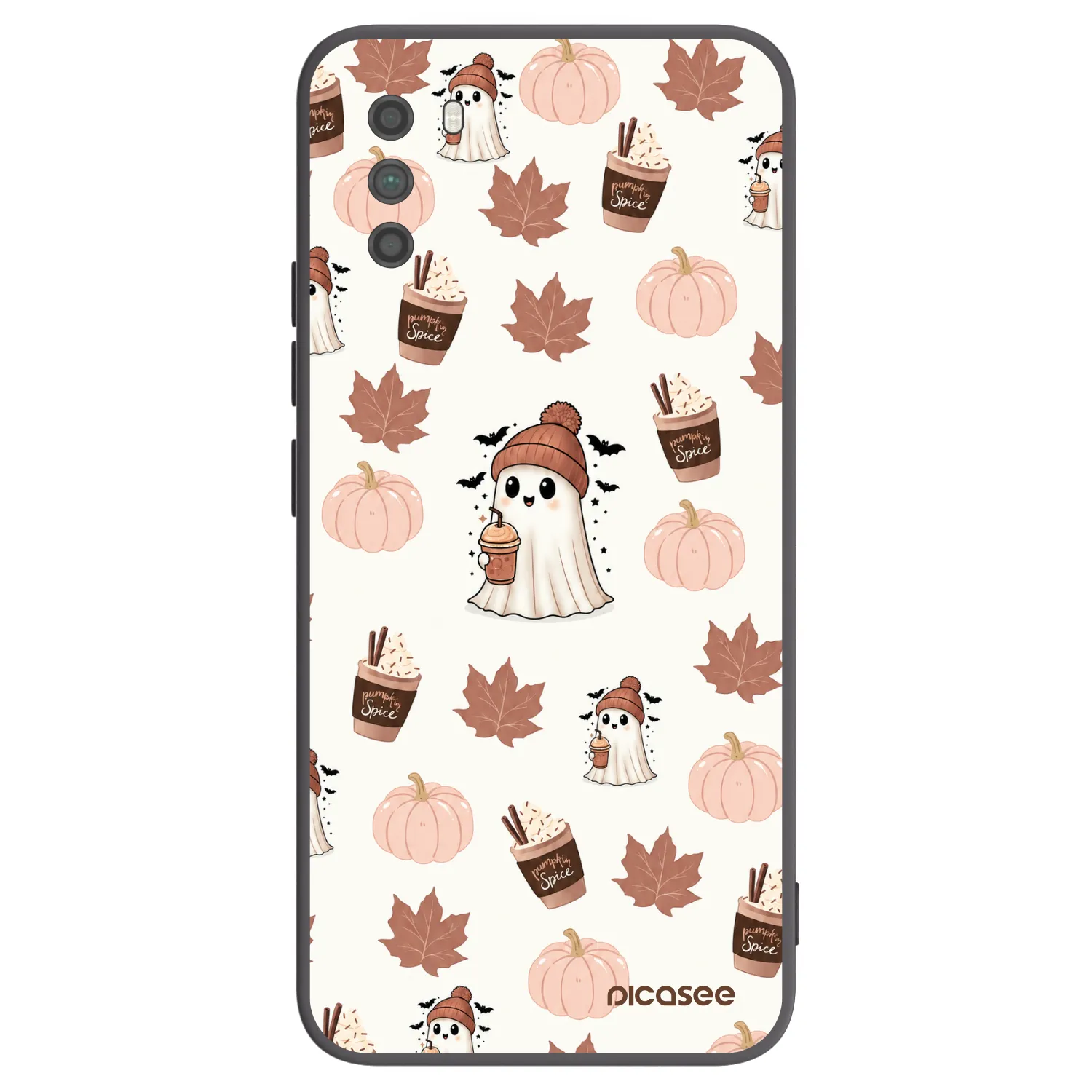 Picasee Xiaomi Poco M3 Hülle - Schwarzes Silikon - Pumpkin spice