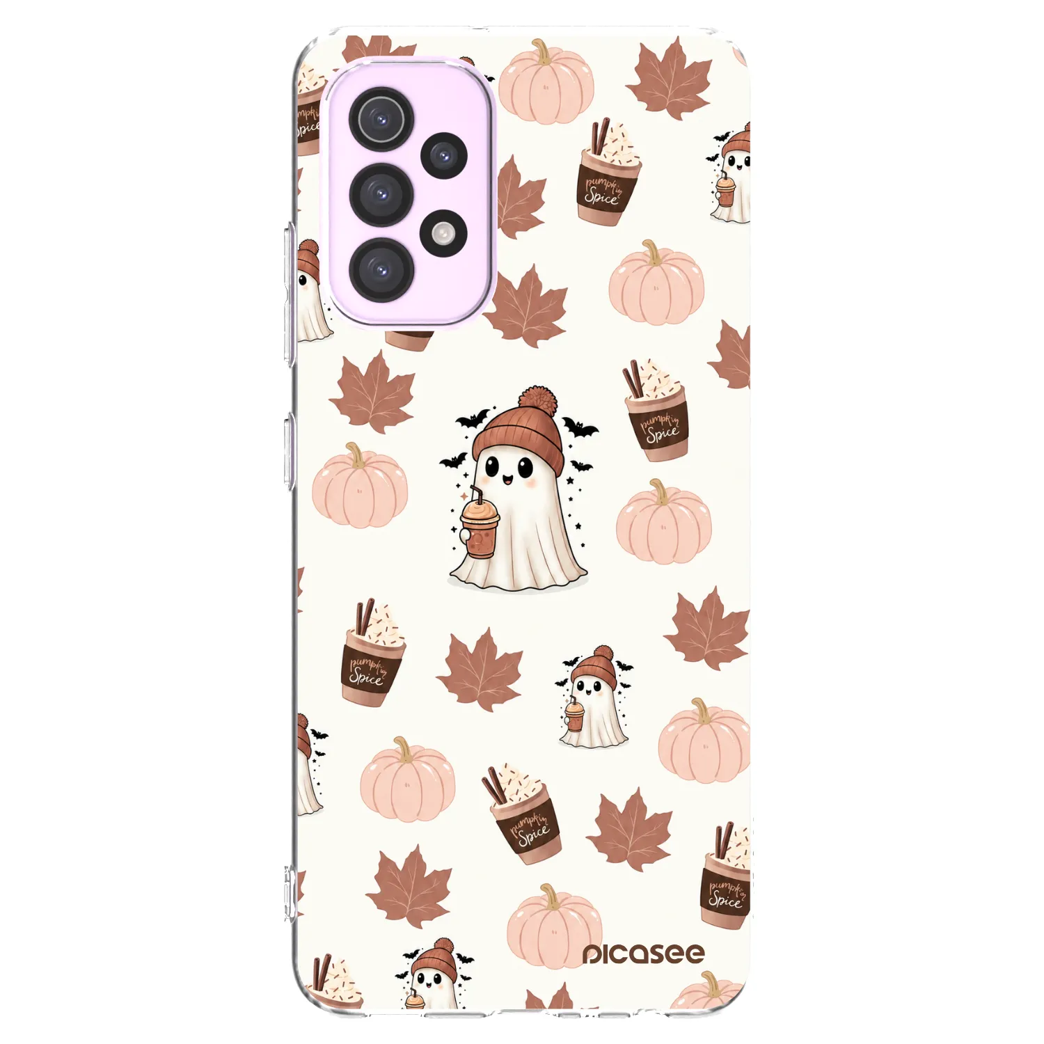 Picasee Samsung Galaxy A32 5G A326B Hülle - Transparentes Silikon - Pumpkin spice