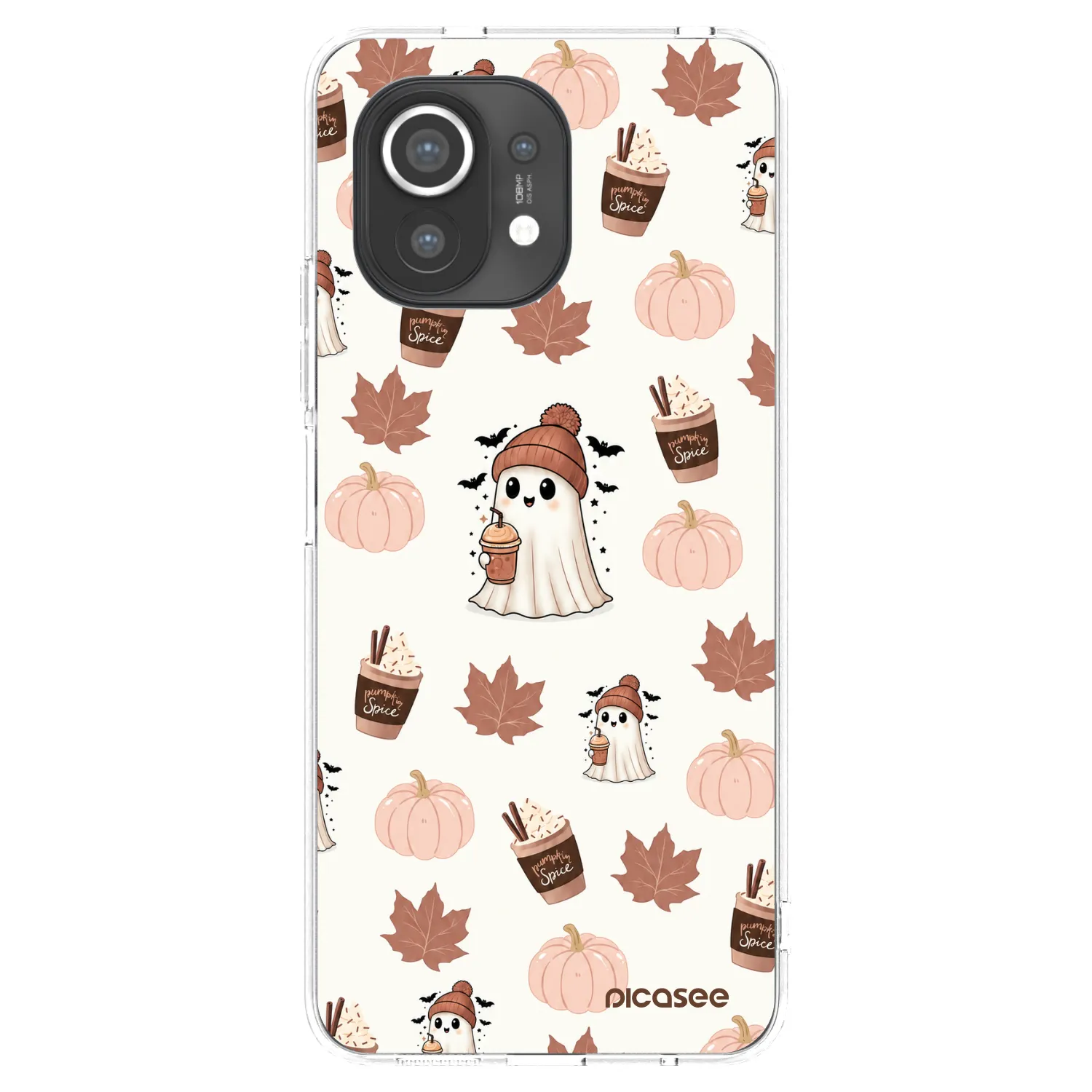Picasee Xiaomi Mi 11 Hülle - Transparentes Silikon - Pumpkin spice