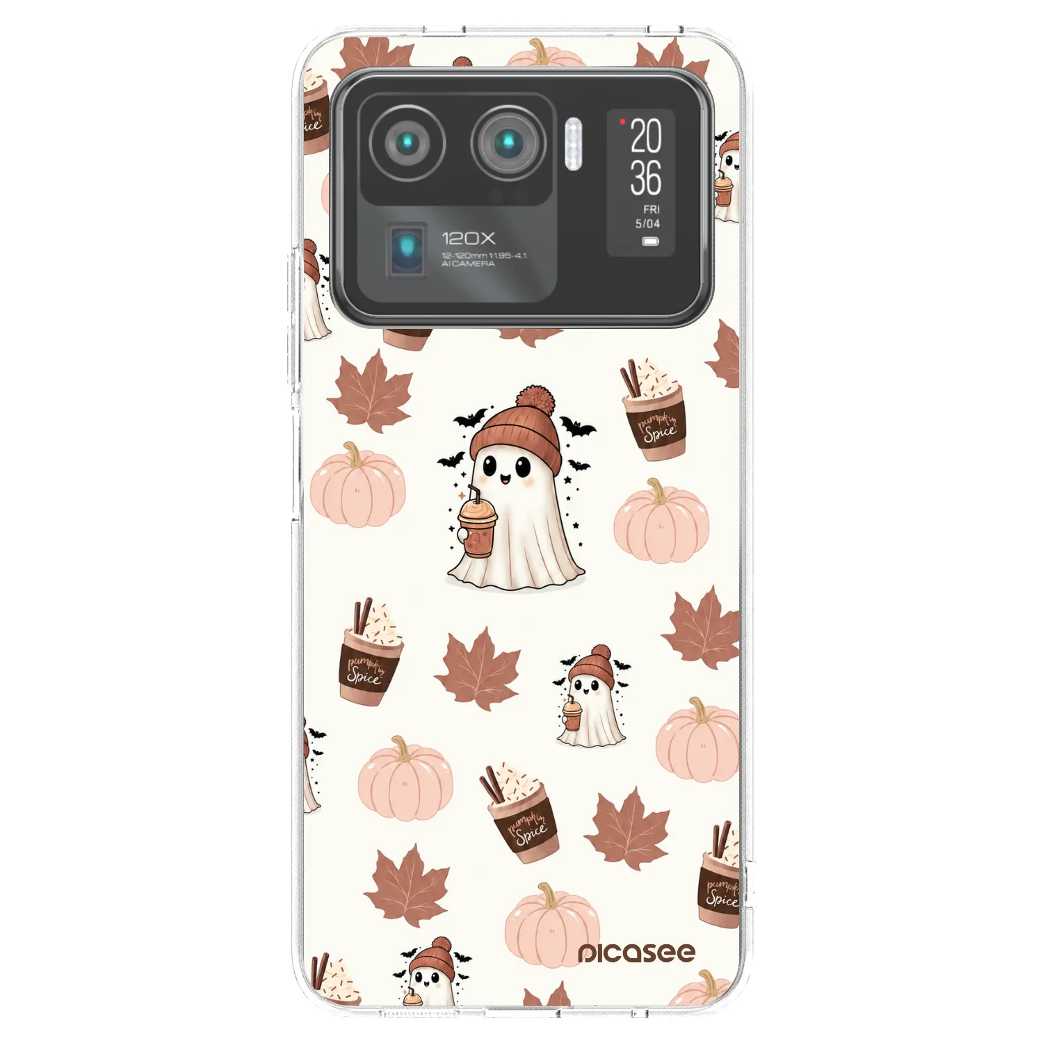 Picasee Xiaomi Mi 11 Ultra Hülle - Transparentes Silikon - Pumpkin spice