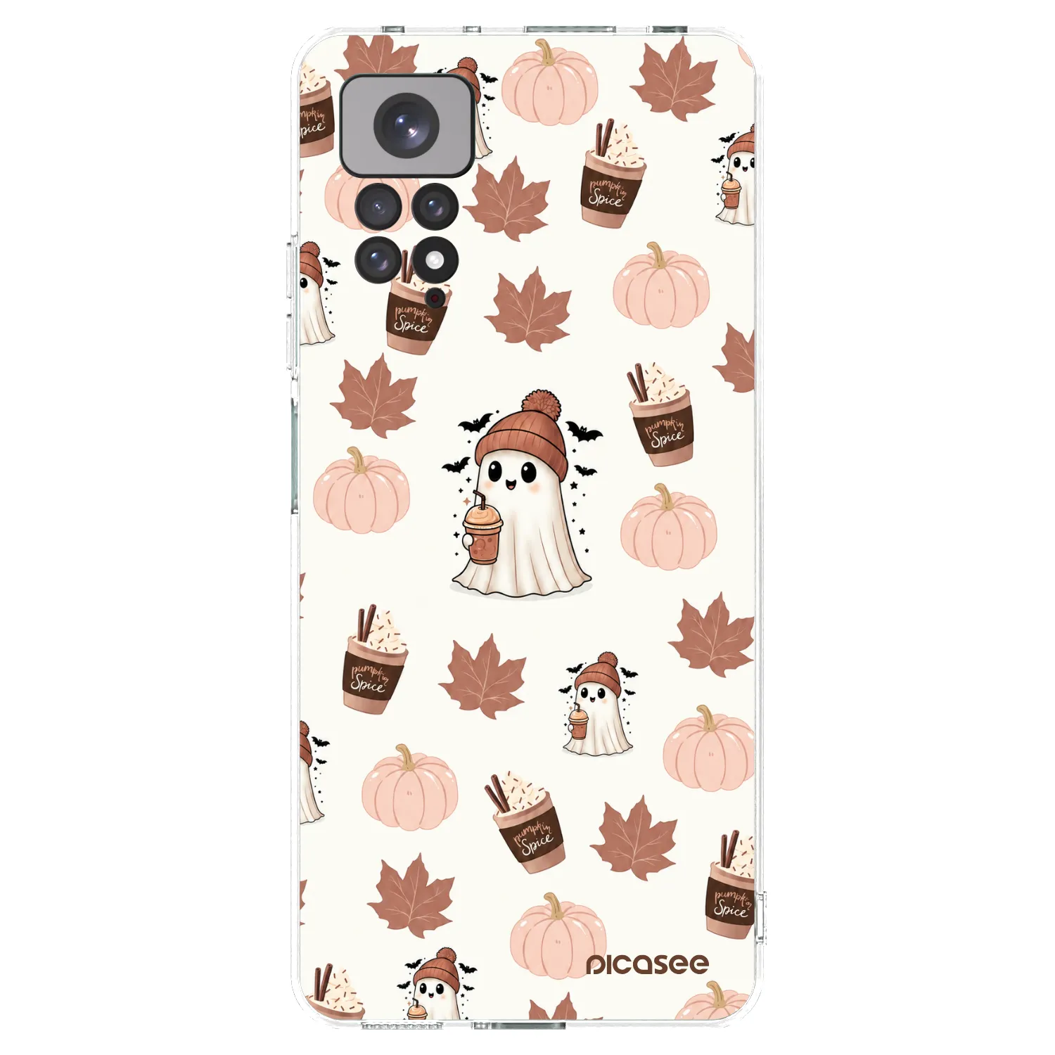 Picasee Xiaomi Redmi Note 11S 4G Hülle - Transparentes Silikon - Pumpkin spice