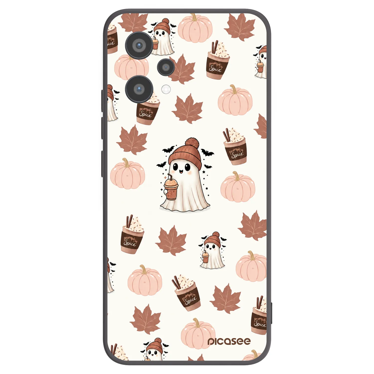 Picasee Realme 9 Pro 5G Hülle - Schwarzes Silikon - Pumpkin spice