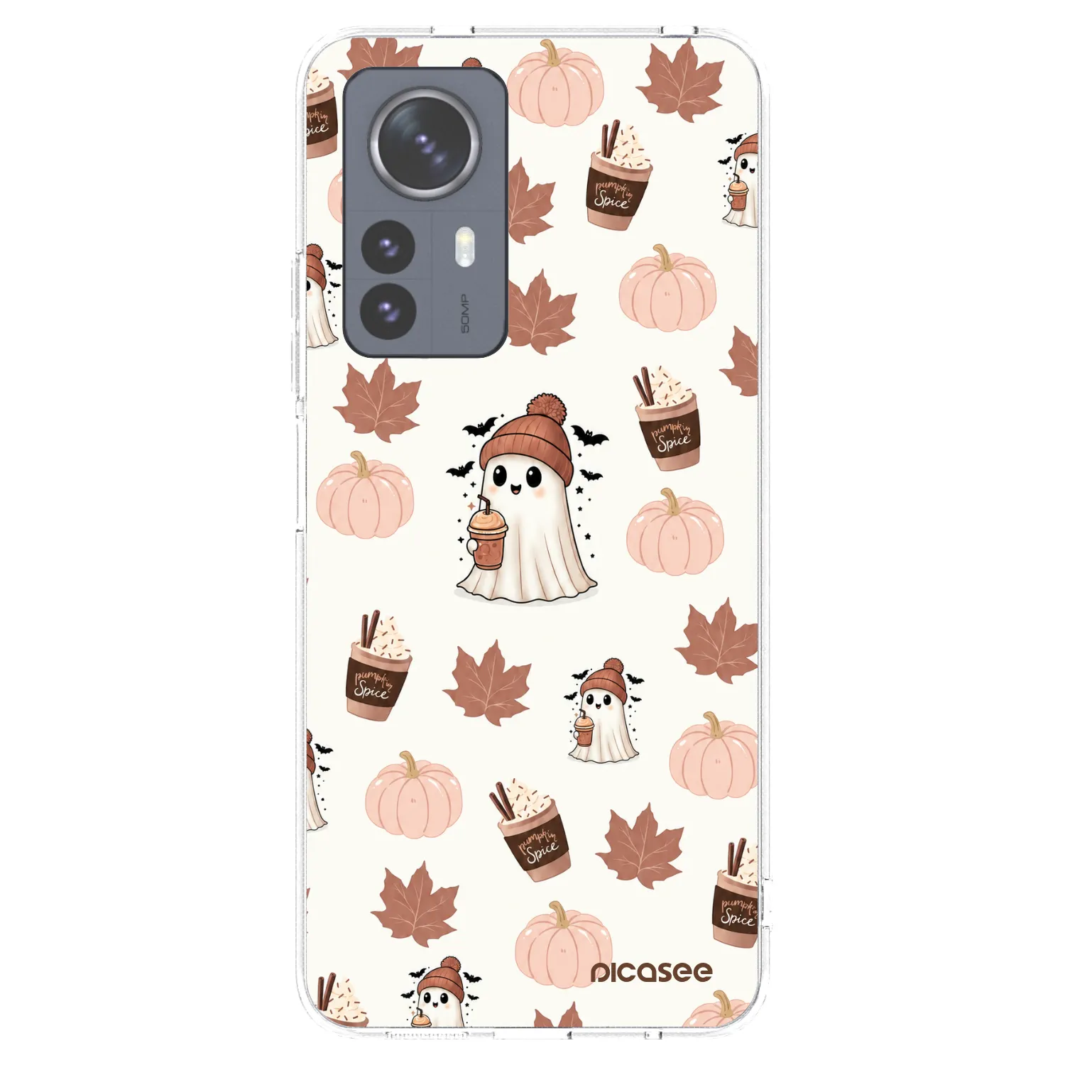 Picasee Xiaomi 12 Pro Hülle - Transparentes Silikon - Pumpkin spice