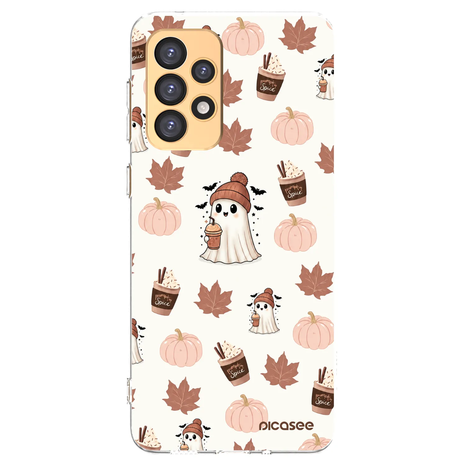 Picasee Samsung Galaxy A33 5G A336 Hülle - Transparentes Silikon - Pumpkin spice
