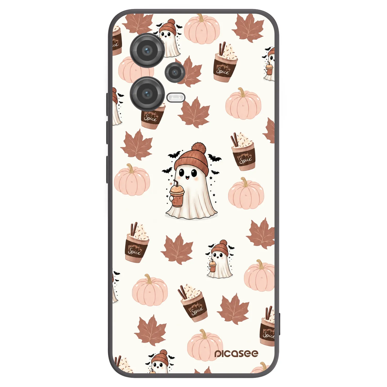 Picasee Xiaomi Poco X5 Hülle - Schwarzes Silikon - Pumpkin spice