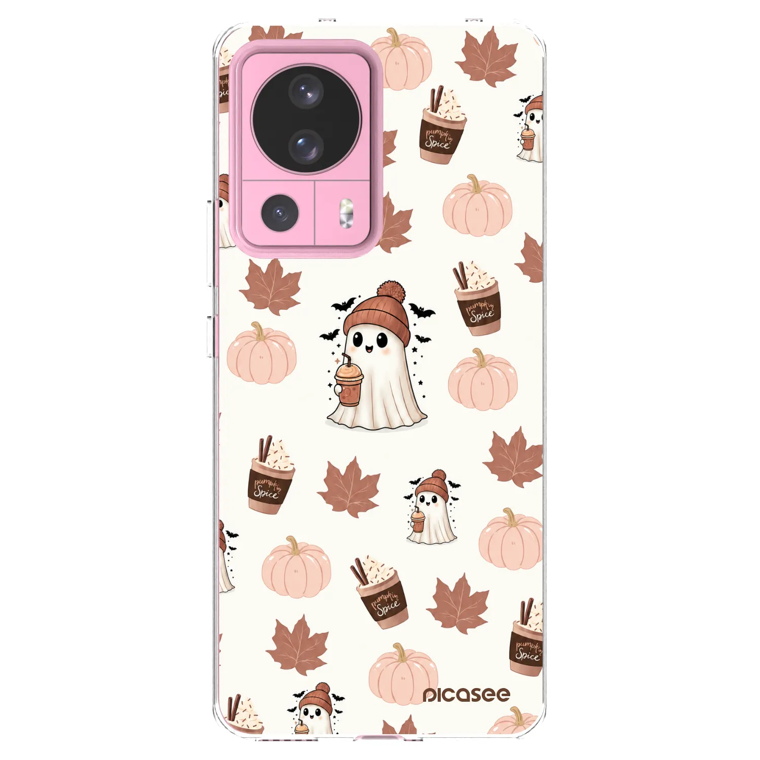 Picasee Xiaomi 13 Lite Hülle - Transparentes Silikon - Pumpkin spice