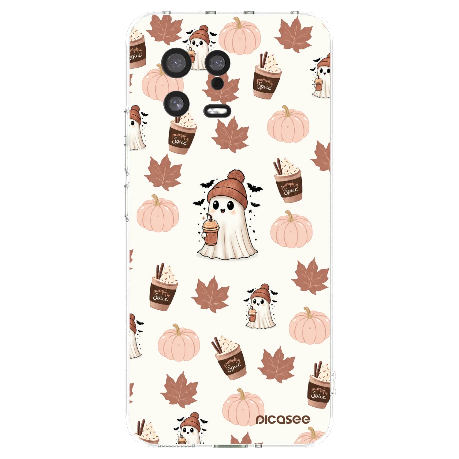 Picasee Xiaomi 13 Hülle - Transparentes Silikon - Pumpkin spice