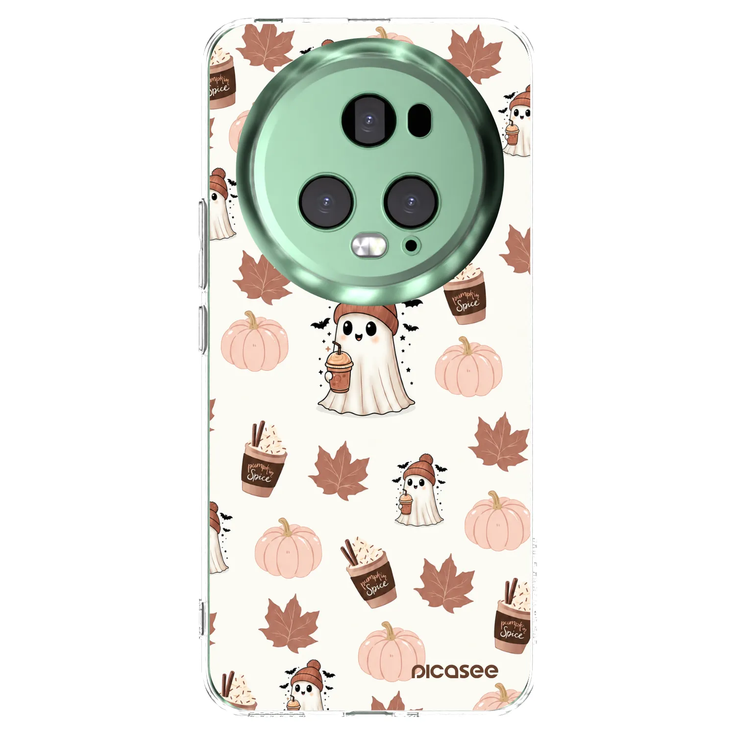 Picasee Honor Magic5 Pro Hülle - Transparentes Silikon - Pumpkin spice
