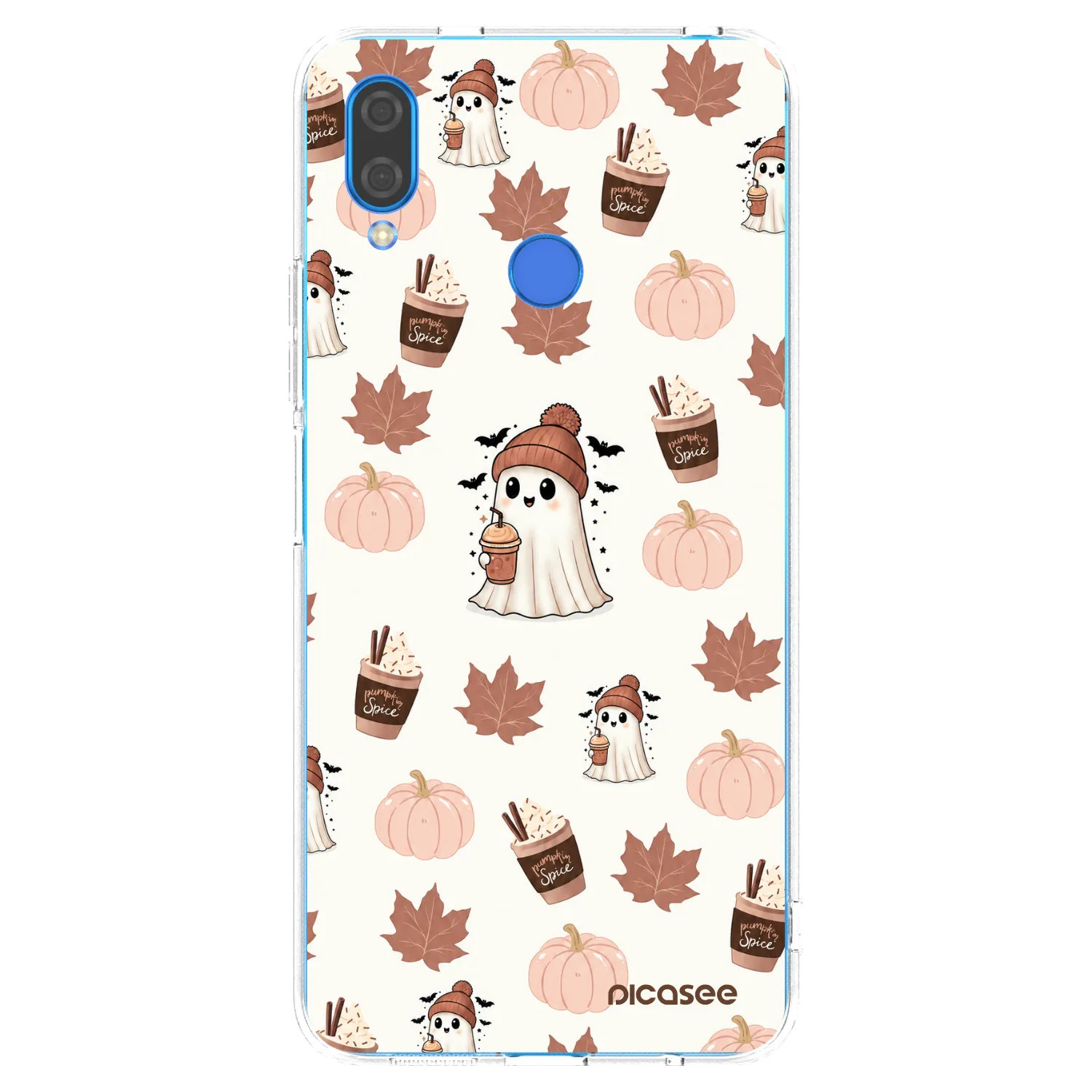 Picasee Huawei Nova 3 Hülle - Transparentes Silikon - Pumpkin spice