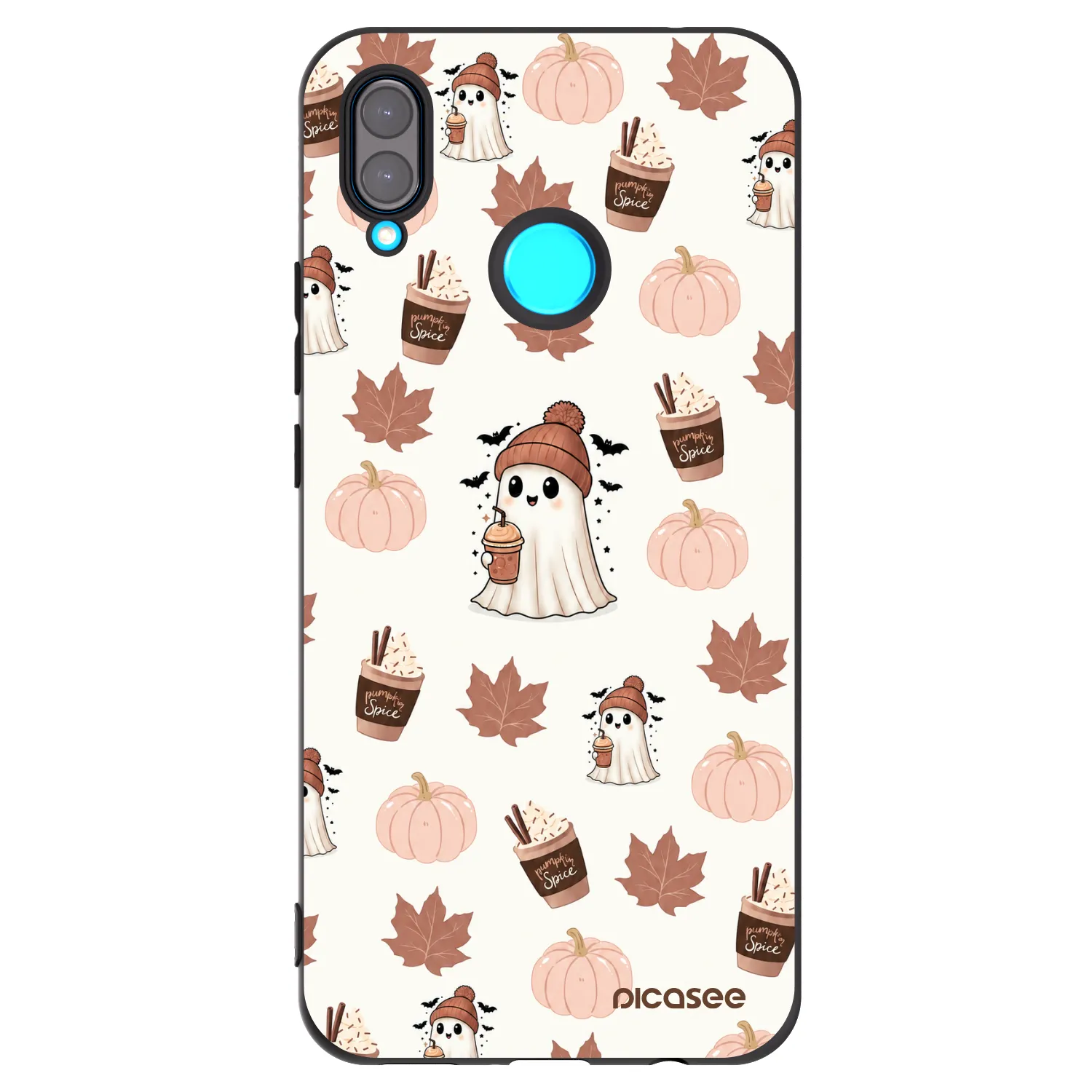 Picasee Huawei Nova 3i Hülle - Schwarzes Silikon - Pumpkin spice