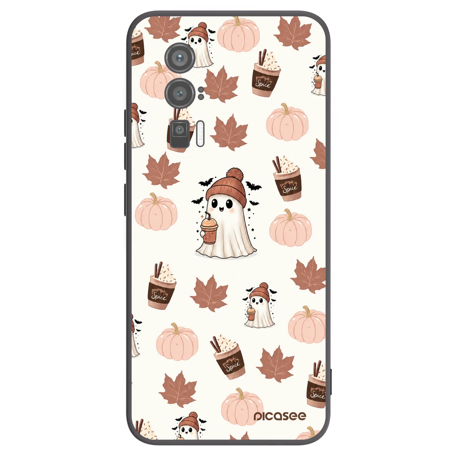Picasee Xiaomi Poco F5 Pro 5G Hülle - Schwarzes Silikon - Pumpkin spice