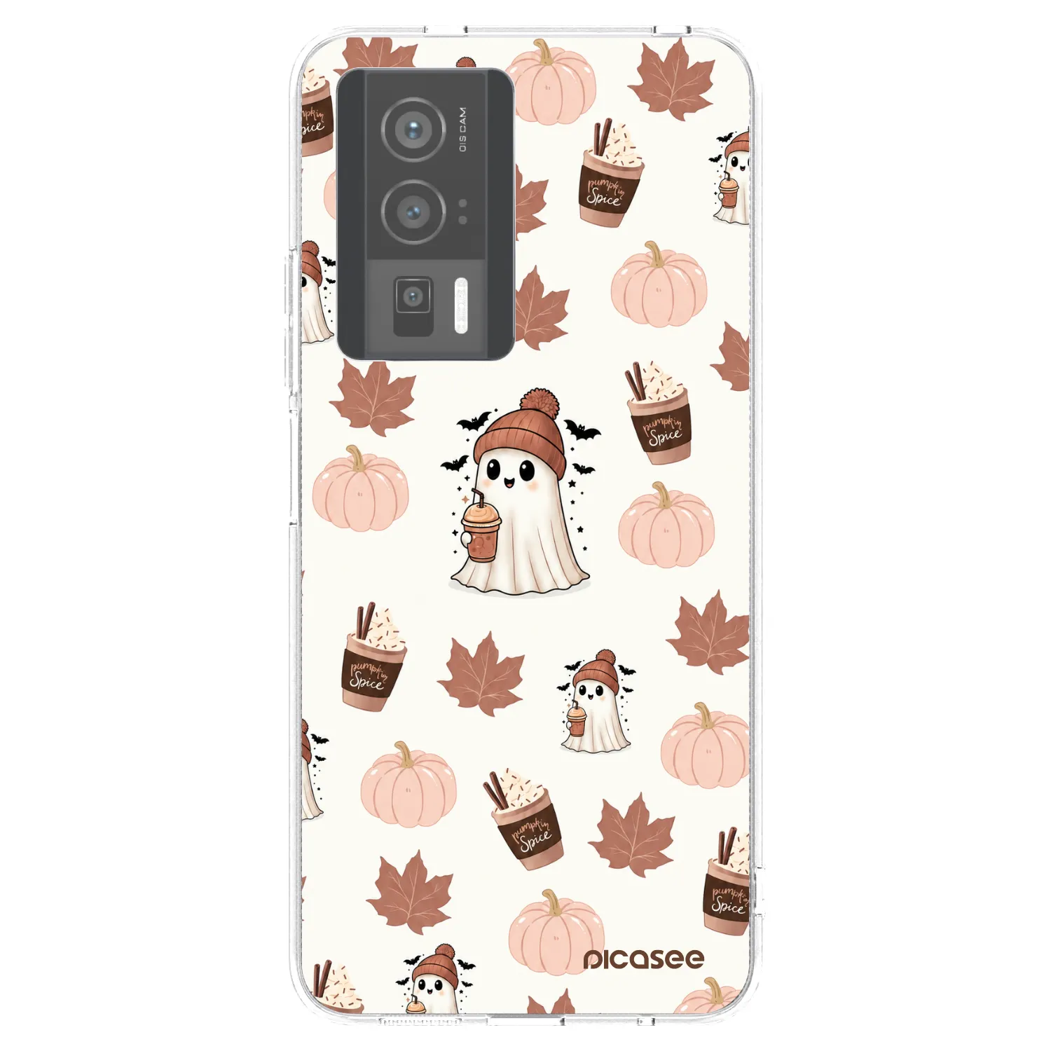 Picasee Xiaomi Poco F5 Pro 5G Hülle - Transparentes Silikon - Pumpkin spice