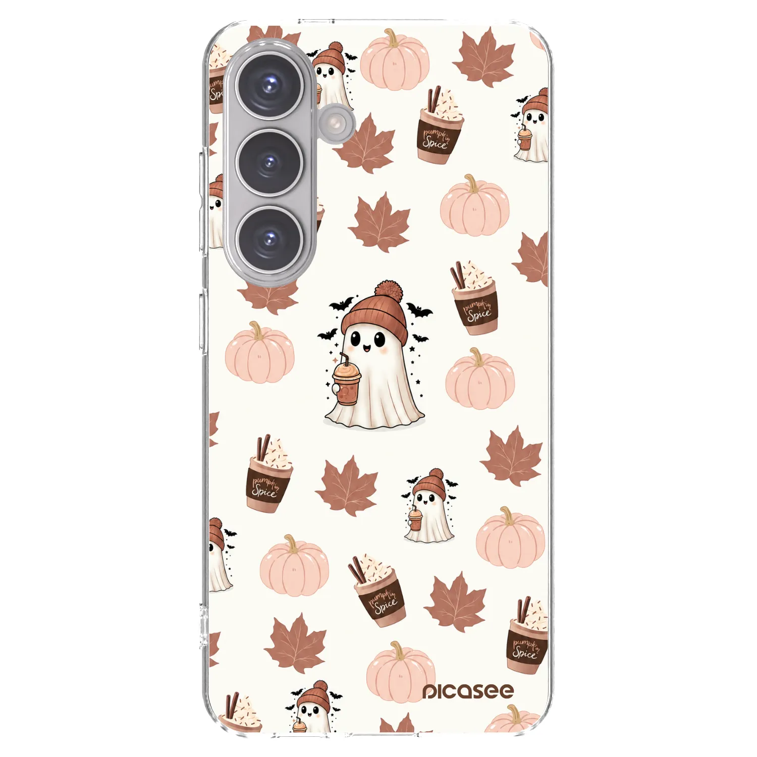 Picasee Samsung Galaxy S24 S921B 5G Hülle - Transparentes Silikon - Pumpkin spice