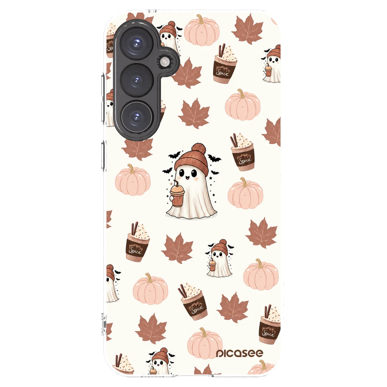 Picasee Samsung Galaxy S23 FE S711B Hülle - Transparentes Silikon - Pumpkin spice