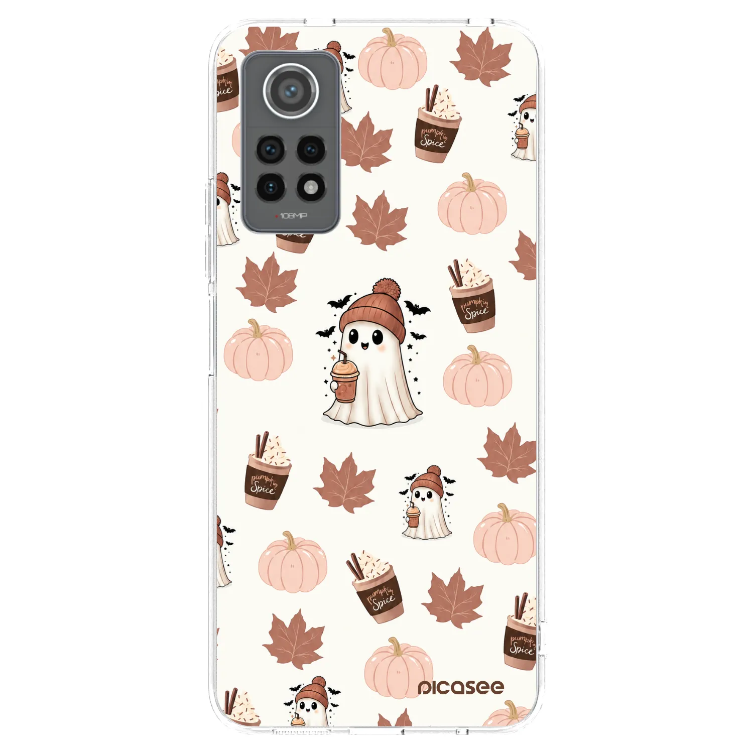 Picasee Xiaomi Redmi Note 12 Pro 4G Hülle - Transparentes Silikon - Pumpkin spice
