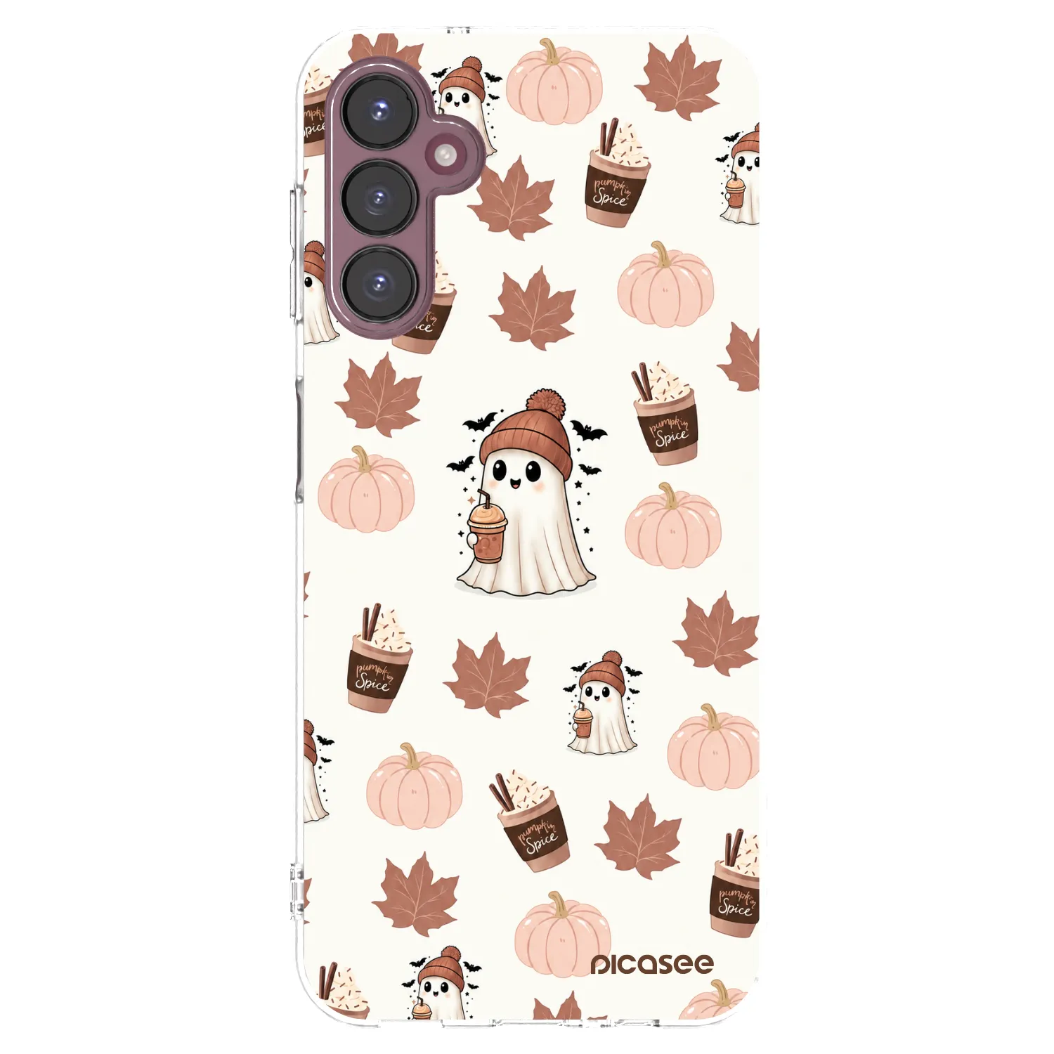 Picasee Samsung Galaxy A05s A057G Hülle - Transparentes Silikon - Pumpkin spice