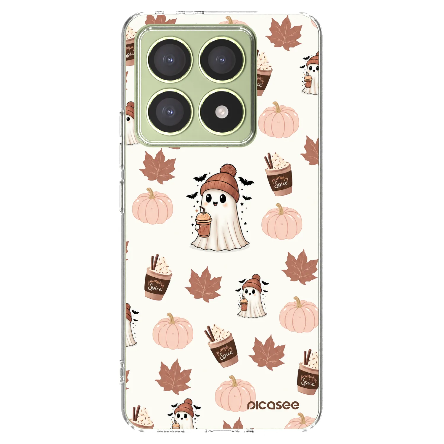 Picasee Xiaomi 14T Hülle - Transparentes Silikon - Pumpkin spice