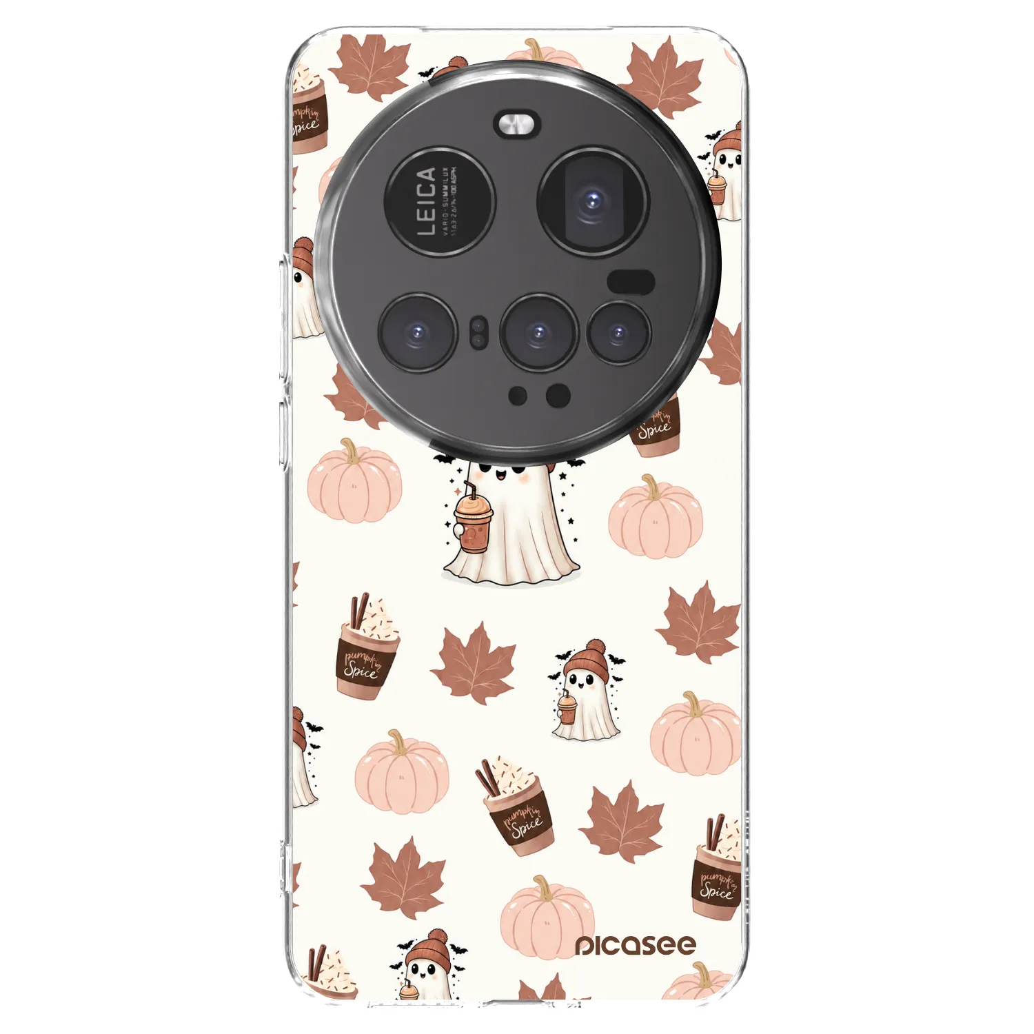 Picasee Xiaomi 15 Ultra Hülle - Transparentes Silikon - Pumpkin spice