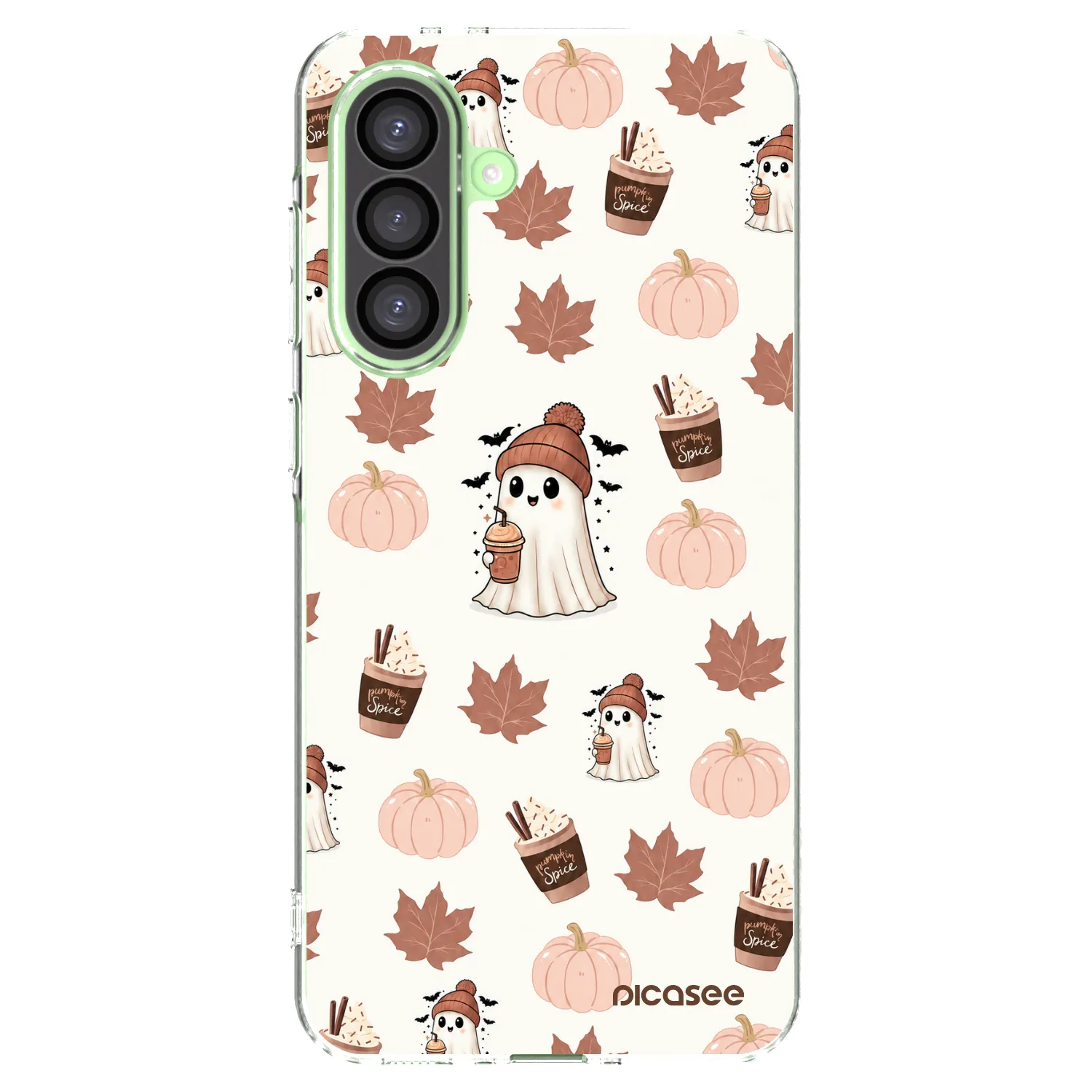 Picasee Samsung Galaxy A26 5G A266B Hülle - Transparentes Silikon - Pumpkin spice
