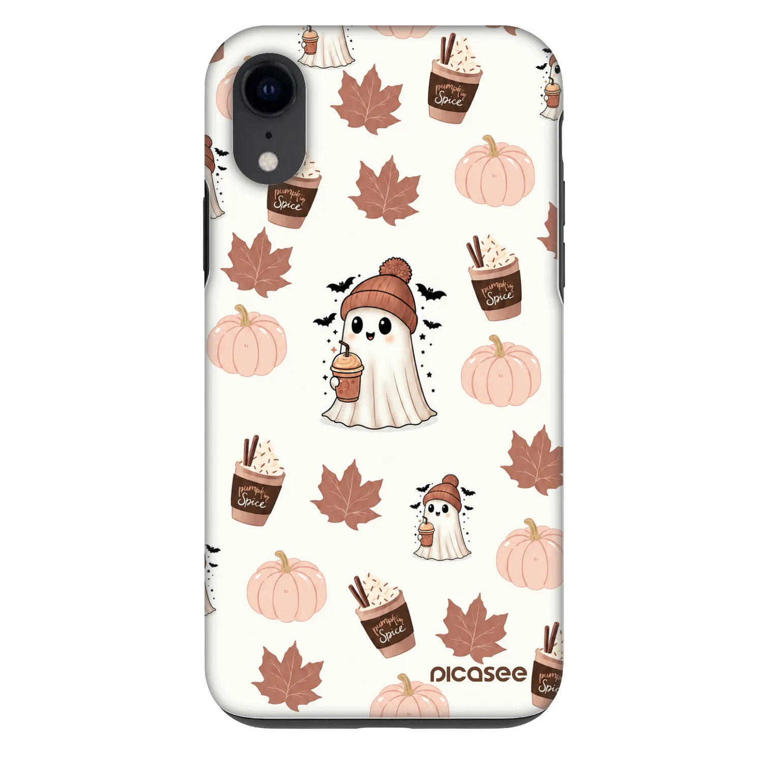 Picasee Fashion Case für Apple iPhone XR - Pumpkin spice