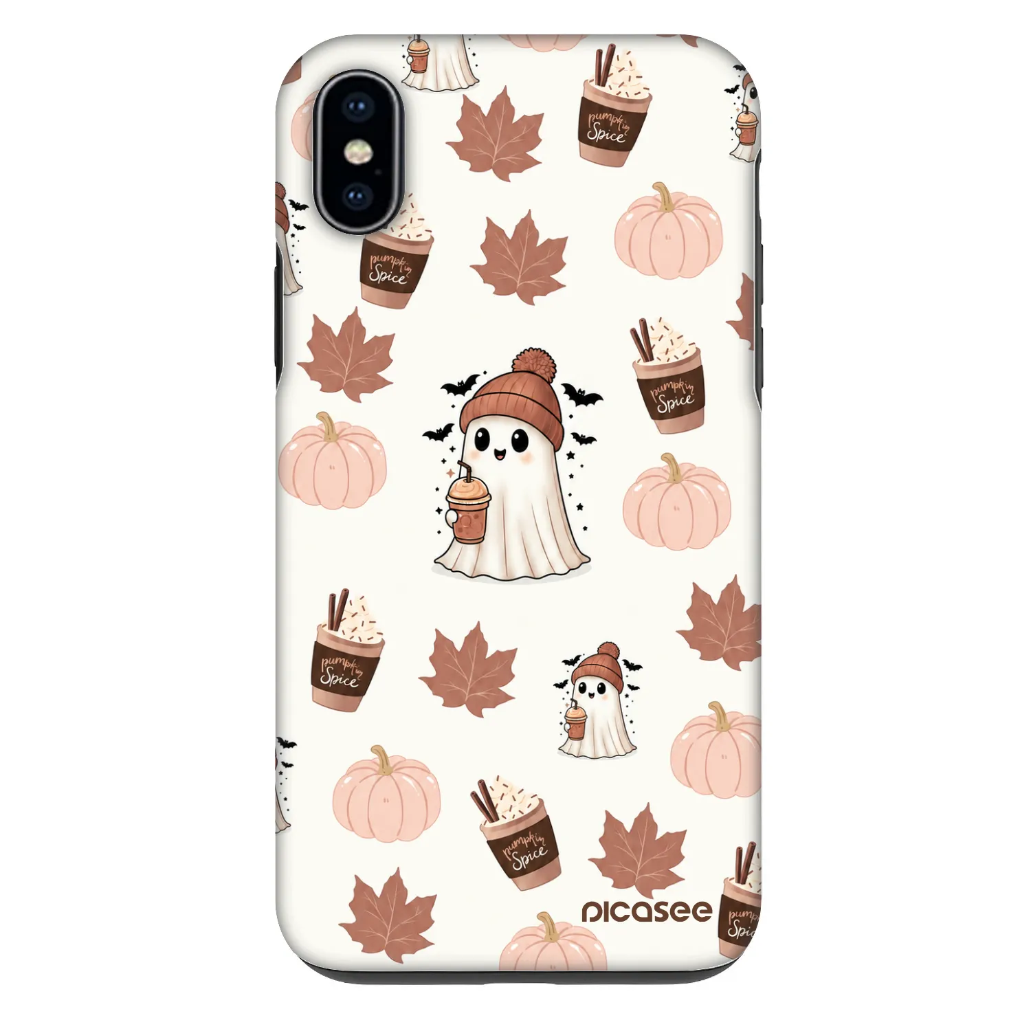 Picasee Fashion Case für Apple iPhone XS Max - Pumpkin spice
