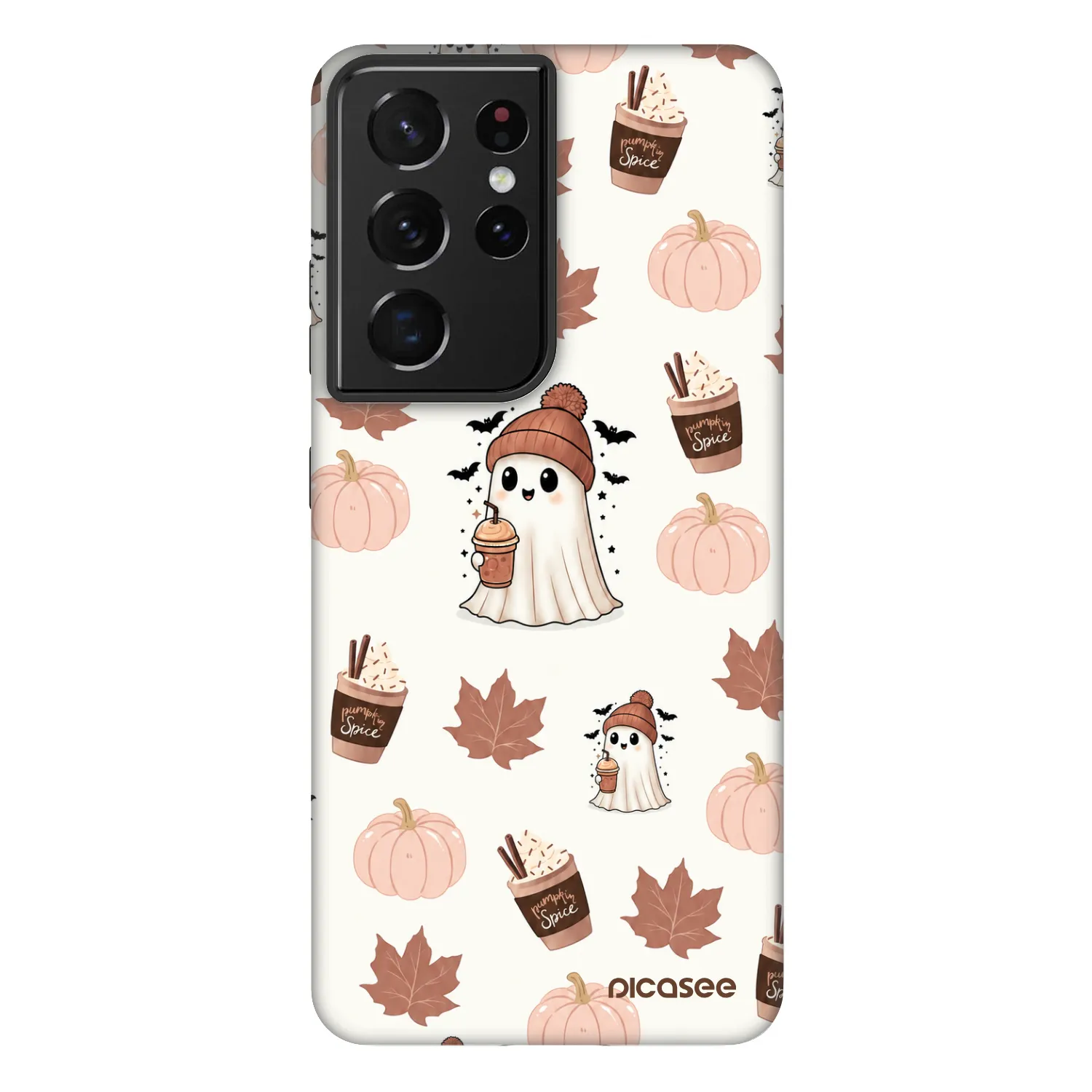 Picasee Fashion Case für Samsung Galaxy S21 Ultra 5G G998B - Pumpkin spice