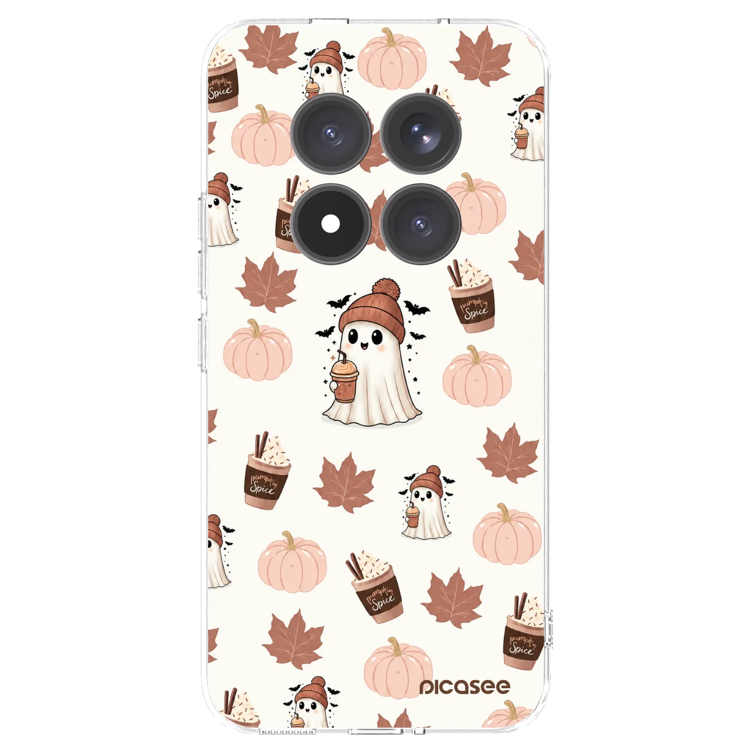 Picasee Xiaomi Redmi Note 15 Pro+ Hülle - Transparentes Silikon - Pumpkin spice