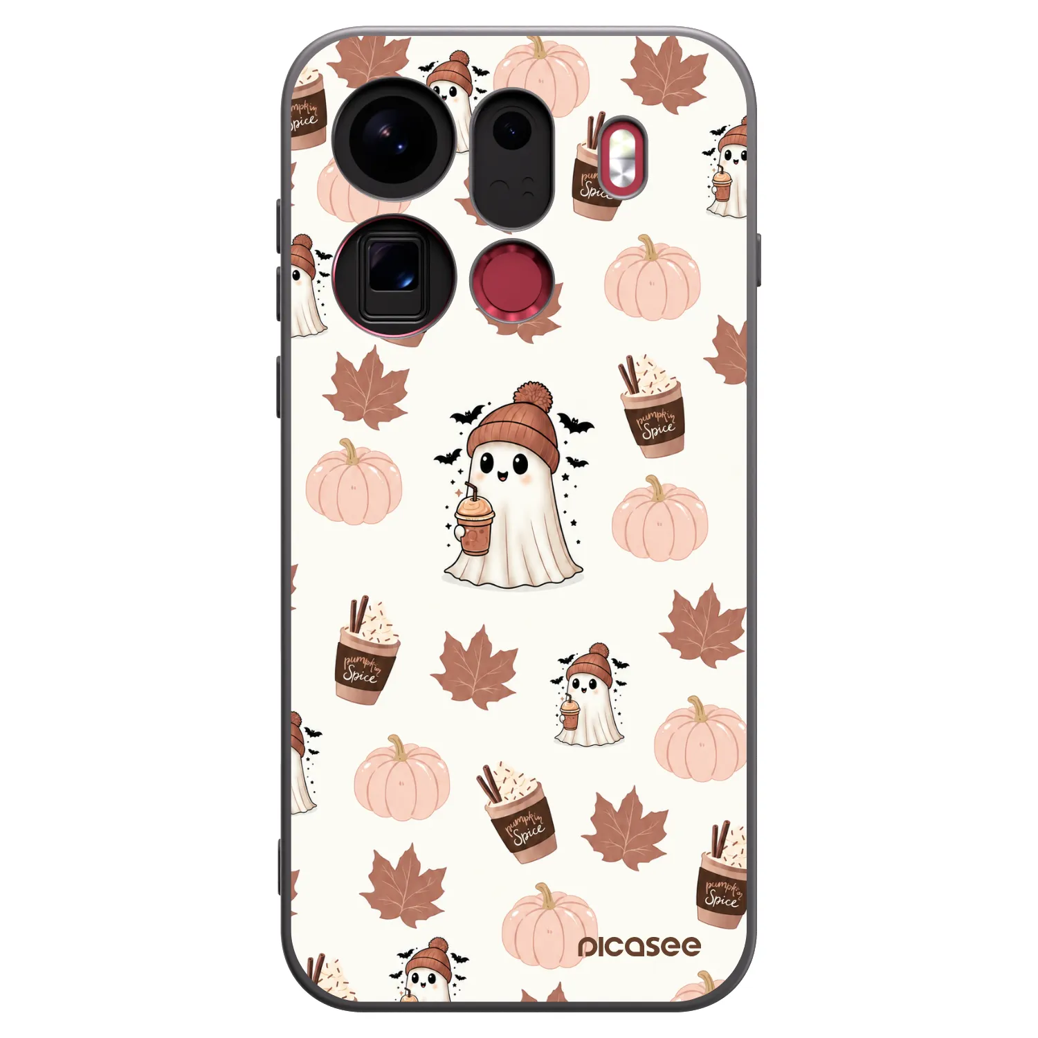 Picasee OPPO Find X9 Pro Hülle - Schwarzes Silikon - Pumpkin spice