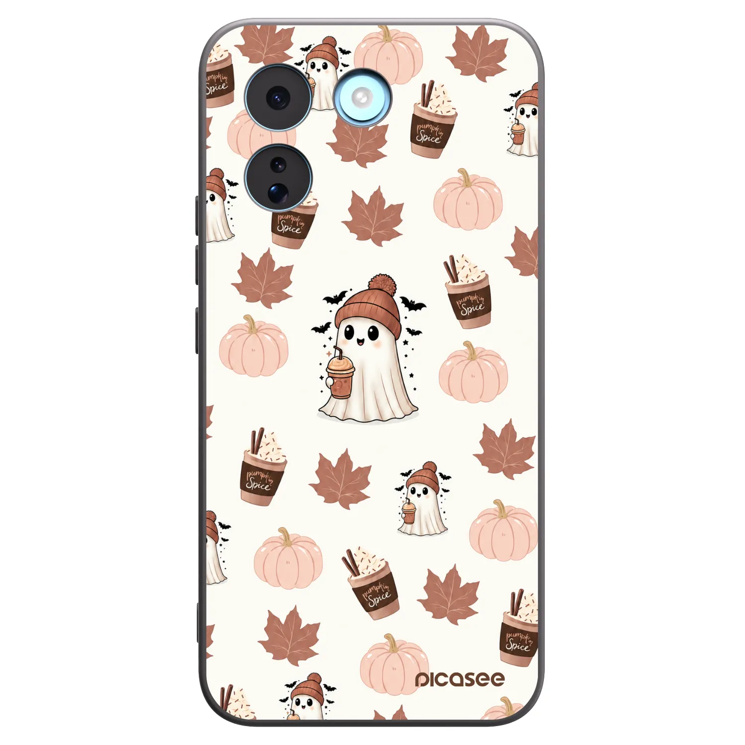 Picasee Xiaomi Redmi Note 17 Pro MAX 5G Hülle - Schwarzes Silikon - Pumpkin spice