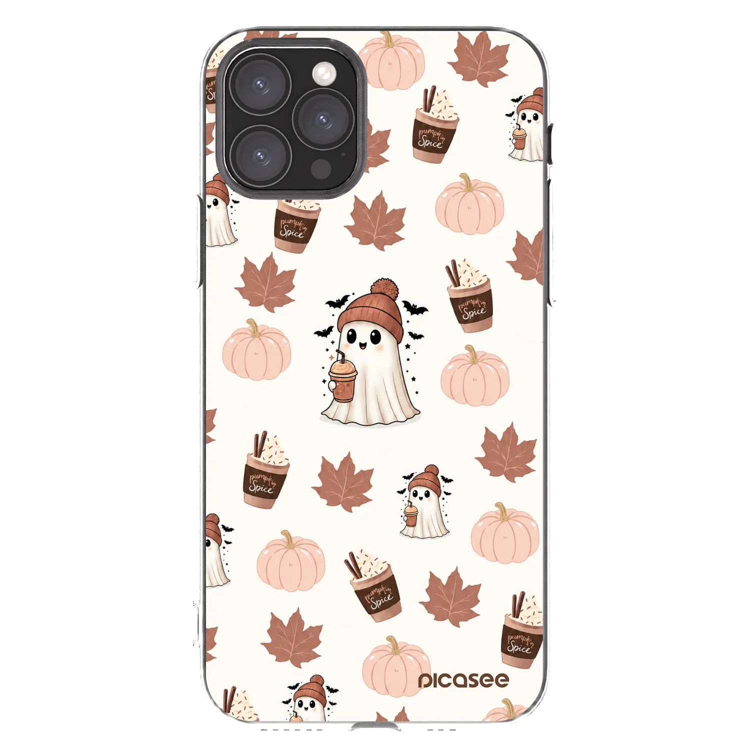 Picasee Apple iPhone 11 Pro Hülle - Transparentes Silikon - Pumpkin spice