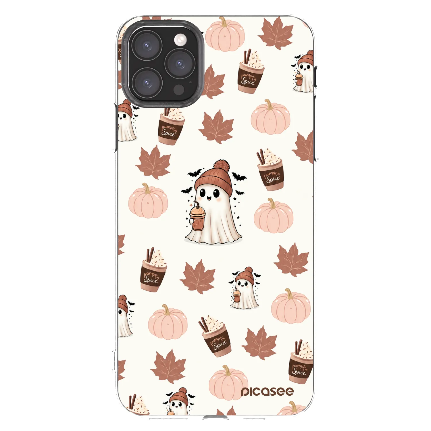 Picasee Apple iPhone 11 Pro Max Hülle - Transparentes Silikon - Pumpkin spice