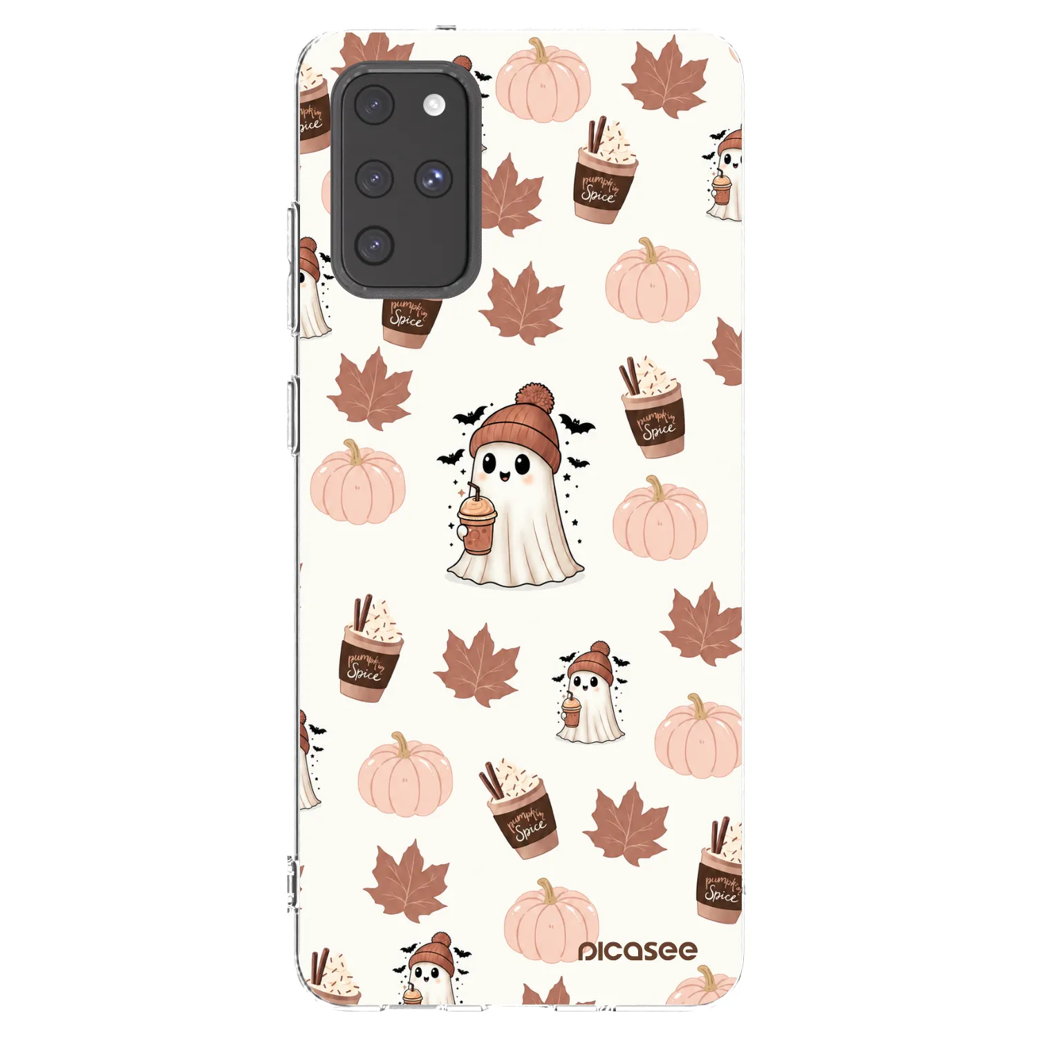 Picasee Samsung Galaxy S20+ G985F Hülle - Transparentes Silikon - Pumpkin spice