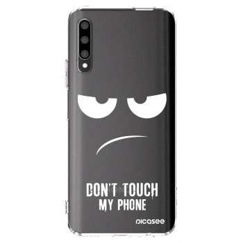 Picasee Honor 9X Pro Hülle - Transparentes Silikon - Don't Touch My Phone