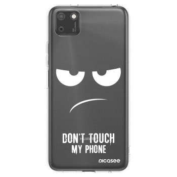Picasee Huawei Y5P Hülle - Transparentes Silikon - Don't Touch My Phone