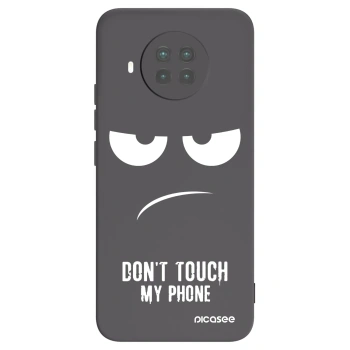Picasee Xiaomi Mi 10T Lite Hülle - Schwarzes Silikon - Don't Touch My Phone
