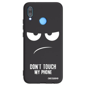 Picasee Huawei P20 Lite Hülle - Schwarzes Silikon - Don't Touch My Phone