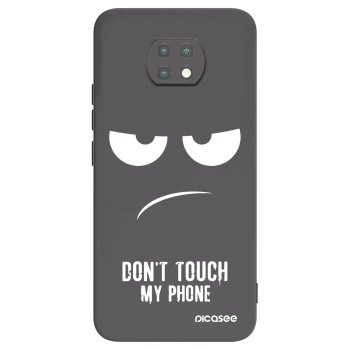 Picasee Xiaomi Redmi Note 9T Hülle - Schwarzes Silikon - Don't Touch My Phone