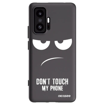 Picasee Xiaomi 11T Hülle - Schwarzes Silikon - Don't Touch My Phone