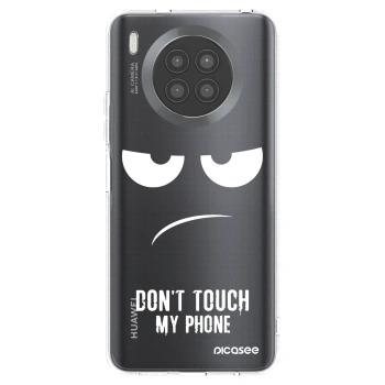 Picasee Huawei Nova 8i Hülle - Transparentes Silikon - Don't Touch My Phone