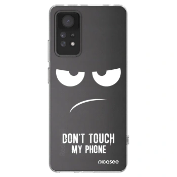 Picasee Xiaomi Redmi Note 11 Pro 5G Hülle - Transparentes Silikon - Don't Touch My Phone