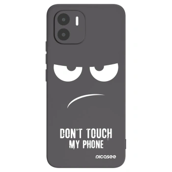Picasee Xiaomi Redmi A1 Hülle - Schwarzes Silikon - Don't Touch My Phone