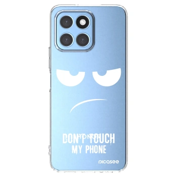 Picasee Honor X8 5G Hülle - Transparentes Silikon - Don't Touch My Phone
