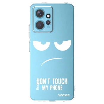 Picasee Xiaomi Redmi Note 12 4G Hülle - Transparentes Silikon - Don't Touch My Phone
