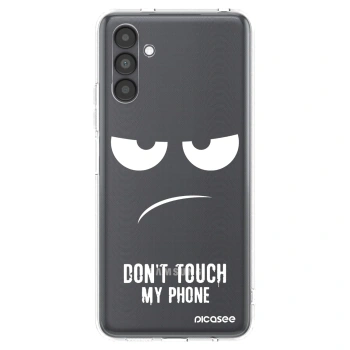 Picasee Samsung Galaxy A04s A047F Hülle - Transparentes Silikon - Don't Touch My Phone