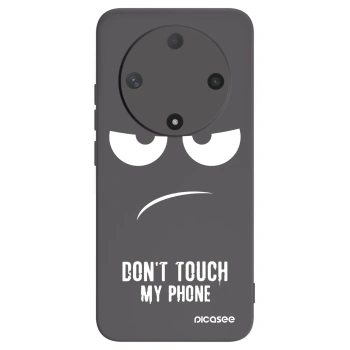 Picasee Honor Magic6 Lite 5G Hülle - Schwarzes Silikon - Don't Touch My Phone