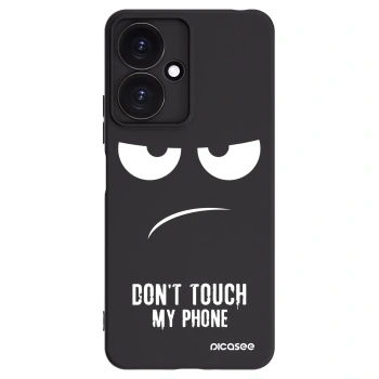 Picasee Xiaomi Redmi 13C 5G Hülle - Schwarzes Silikon - Don't Touch My Phone