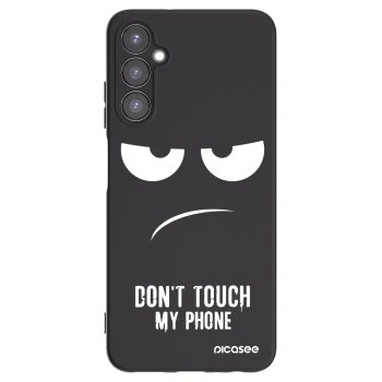 Picasee Samsung Galaxy A05s A057G Hülle - Schwarzes Silikon - Don't Touch My Phone