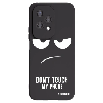 Picasee Honor 200 Lite Hülle - Schwarzes Silikon - Don't Touch My Phone
