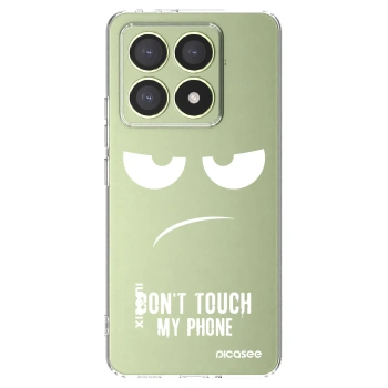 Picasee Xiaomi 14T Hülle - Transparentes Silikon - Don't Touch My Phone